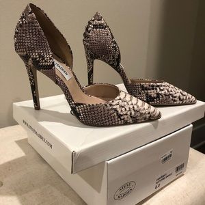 Snake print Steve Madden heels